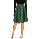 Clan Cranstoun Tartan Melete Pleated Midi Skirt V1013