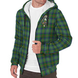 Clan Cranstoun Crest Tartan Sherpa Hoodie CT815