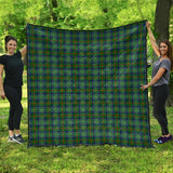 Clan Cranstoun Tartan Premium Quilt F1014