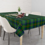 Clan Cranstoun Tartan Tablecloth Golden Sword of Courageous Legacy BG171