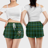 Clan Cranstoun Crest Tartan Womens Shorts NW2006