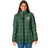 Clan Cranstoun Crest Tartan Padded Jacket RF168