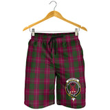 Clan Crawford Crest Tartan Mens Shorts NS811