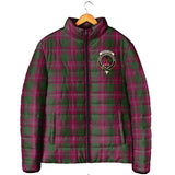 Clan Crawford Crest Tartan Padded Jacket RF171