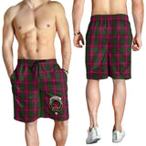 Clan Crawford Crest Tartan Mens Shorts NS811