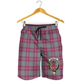 Clan Crawford Ancient Crest Tartan Mens Shorts NS813