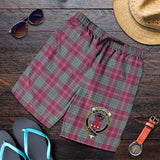 Clan Crawford Ancient Crest Tartan Mens Shorts NS813