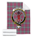 Clan Crawford Ancient Crest Tartan Blanket UC171