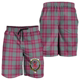 Clan Crawford Ancient Crest Tartan Mens Shorts NS813