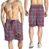 Clan Crawford Ancient Crest Tartan Mens Shorts NS813