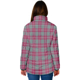 Clan Crawford Ancient Crest Tartan Padded Jacket RF169