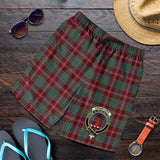 Clan Crawford Modern Crest Tartan Mens Shorts NS812