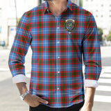 Clan Crichton Crest Tartan Long Sleeve Shirt PC811