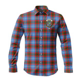 Clan Crichton Crest Tartan Long Sleeve Shirt PC811