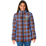 Clan Crichton Crest Tartan Padded Jacket RF172