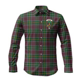 Clan Crosbie Crest Tartan Long Sleeve Shirt PC810