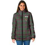 Clan Crosbie Crest Tartan Padded Jacket RF173