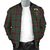 Clan Crosbie Crest Tartan Bomber Jacket ZJ173