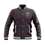 Clan Cumming Crest Tartan Baseball Jacket JM804