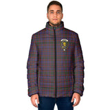 Clan Cumming Crest Tartan Padded Jacket RF179