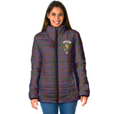 Clan Cumming Crest Tartan Padded Jacket RF179