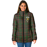 Clan Cumming Hunting Crest Tartan Padded Jacket RF176