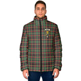 Clan Cumming Hunting Ancient Crest Tartan Padded Jacket RF174