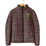 Clan Cumming Hunting Modern Crest Tartan Padded Jacket RF175