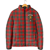 Clan Cumming Modern Crest Tartan Padded Jacket RF178