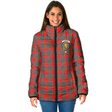 Clan Cumming Modern Crest Tartan Padded Jacket RF178