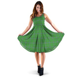 Clan Currie Tartan Sleeveless Midi Womens Dress VS996