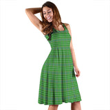 Clan Currie Tartan Sleeveless Midi Womens Dress VS996