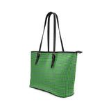 Clan Currie Tartan Leather Tote Bag MT1000