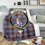 Clan Dalmahoy Crest Tartan Blanket UC187