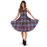 Clan Dalmahoy Tartan Sleeveless Midi Womens Dress VS995