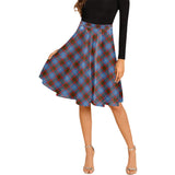 Clan Dalmahoy Tartan Melete Pleated Midi Skirt V994