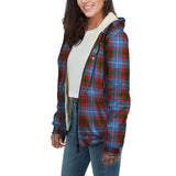 Clan Dalmahoy Crest Tartan Sherpa Hoodie CT798