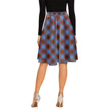 Clan Dalmahoy Tartan Melete Pleated Midi Skirt V994