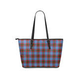 Clan Dalmahoy Tartan Leather Tote Bag MT999