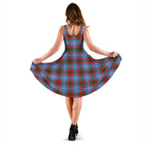 Clan Dalmahoy Tartan Sleeveless Midi Womens Dress VS995