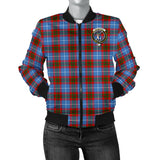 Clan Dalmahoy Crest Tartan Bomber Jacket ZJ185