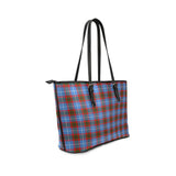 Clan Dalmahoy Tartan Leather Tote Bag MT999