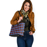 Clan Dalmahoy Tartan Leather Tote Bag MT999