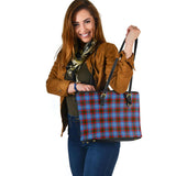 Clan Dalmahoy Tartan Leather Tote Bag MT999