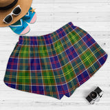 Clan Dalrymple Crest Tartan Womens Shorts NW1988