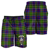 Clan Dalrymple Crest Tartan Mens Shorts NS796