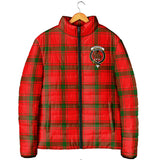 Clan Darroch Crest Tartan Padded Jacket RF188