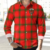 Clan Darroch Crest Tartan Long Sleeve Shirt PC795