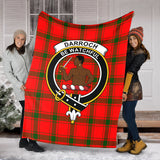 Clan Darroch Crest Tartan Blanket UC190