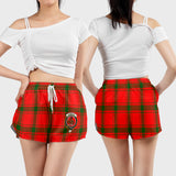 Clan Darroch Crest Tartan Womens Shorts NW1986